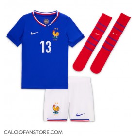 Maglia Calcio Francia Kante #13 Prima Divisa Bambino Europei 2024 Manica Corta (+ pantaloncini)